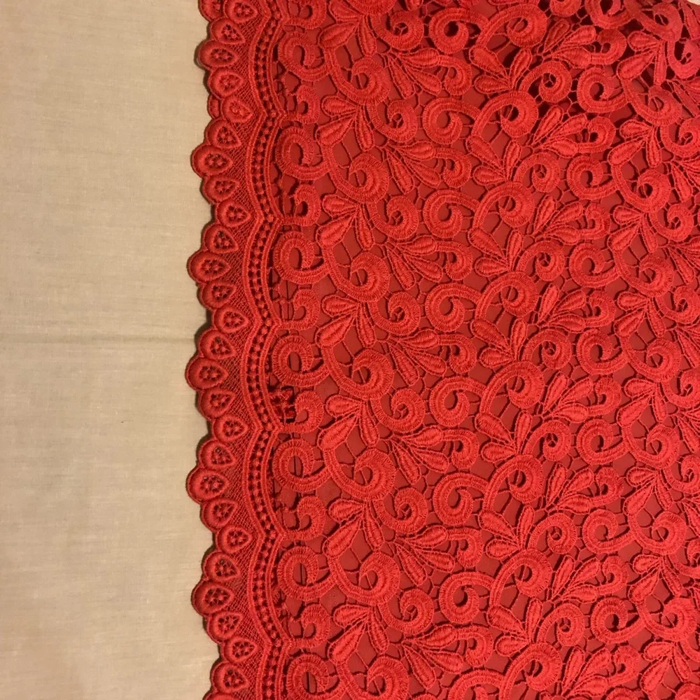Ralph Lauren Coral Lace Midi Dress; NWT; Size 8 - Picture 15 of 16